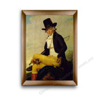Modern Flat Gold Frame