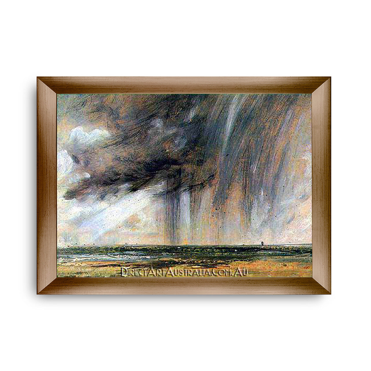 Modern Flat Gold Frame