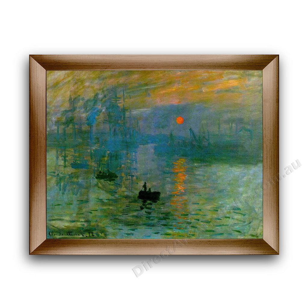 Modern Flat Gold Frame