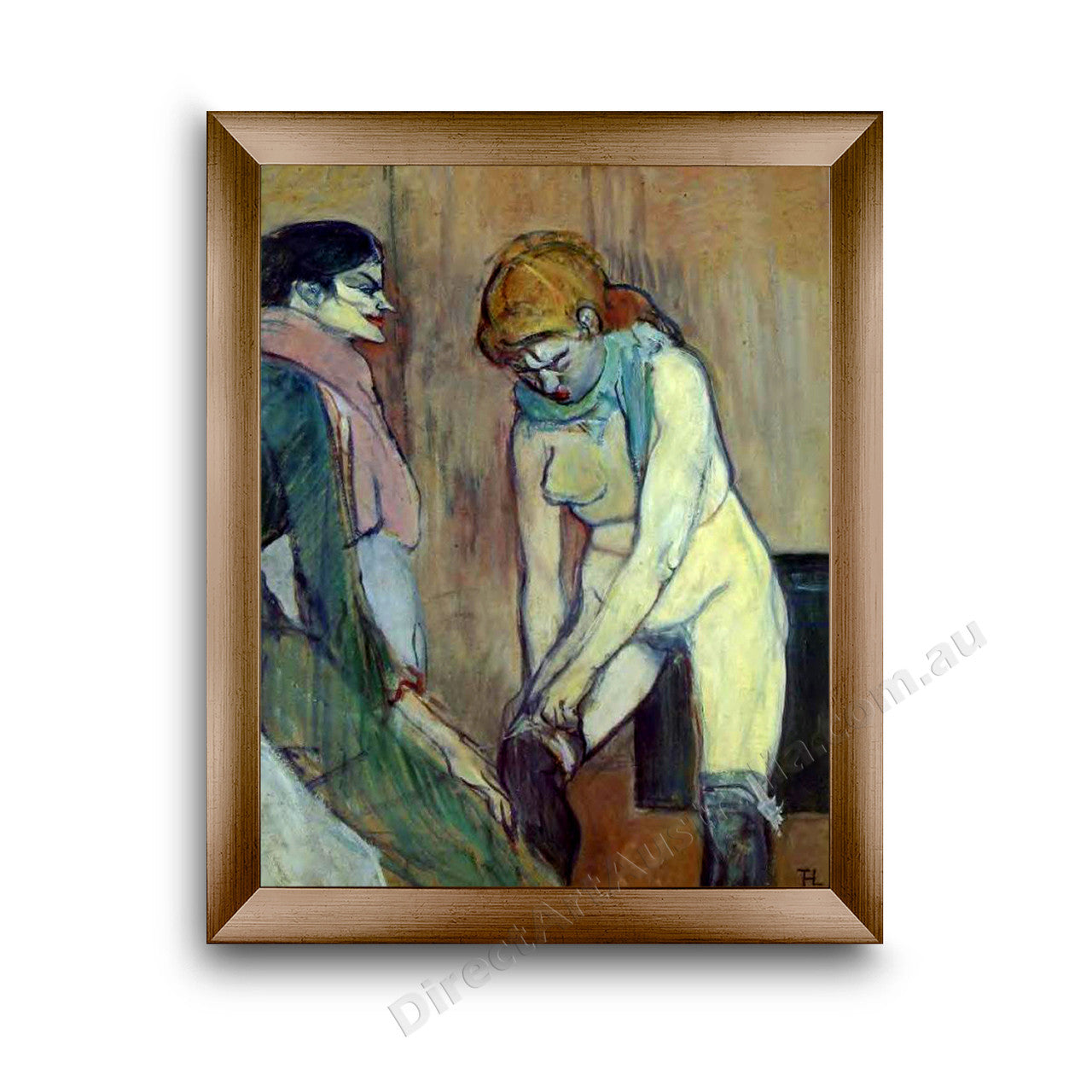 Modern Flat Gold Frame