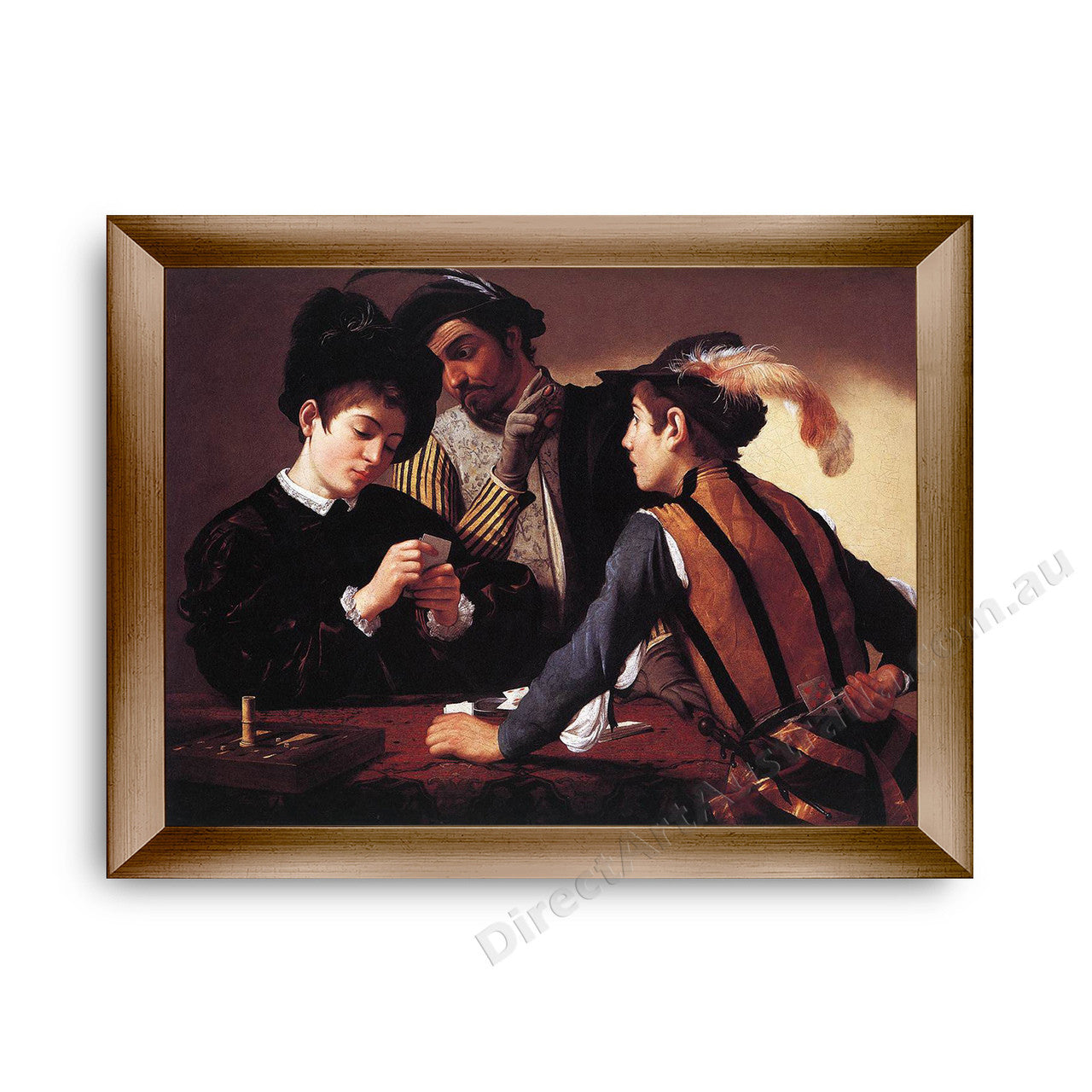 Modern Flat Gold Frame