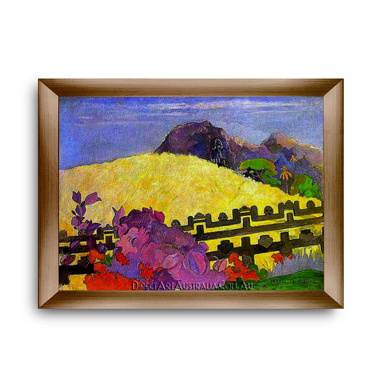 Modern Flat Gold Frame