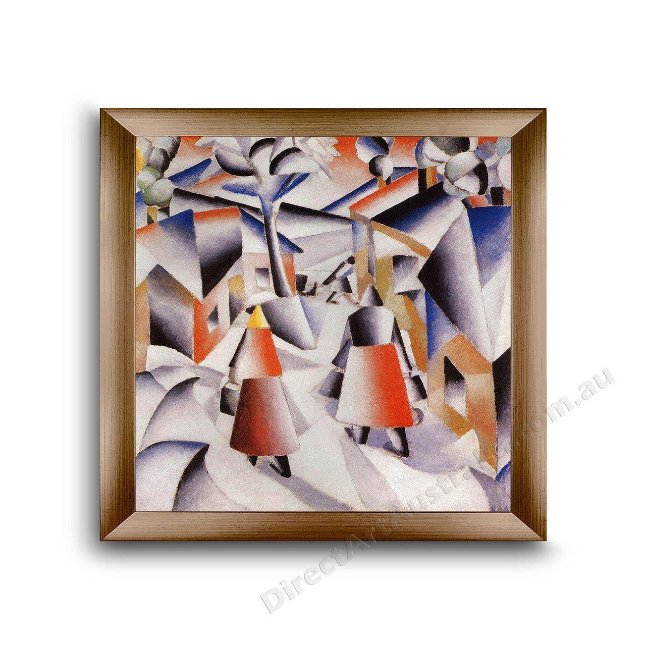 Modern Flat Gold Frame