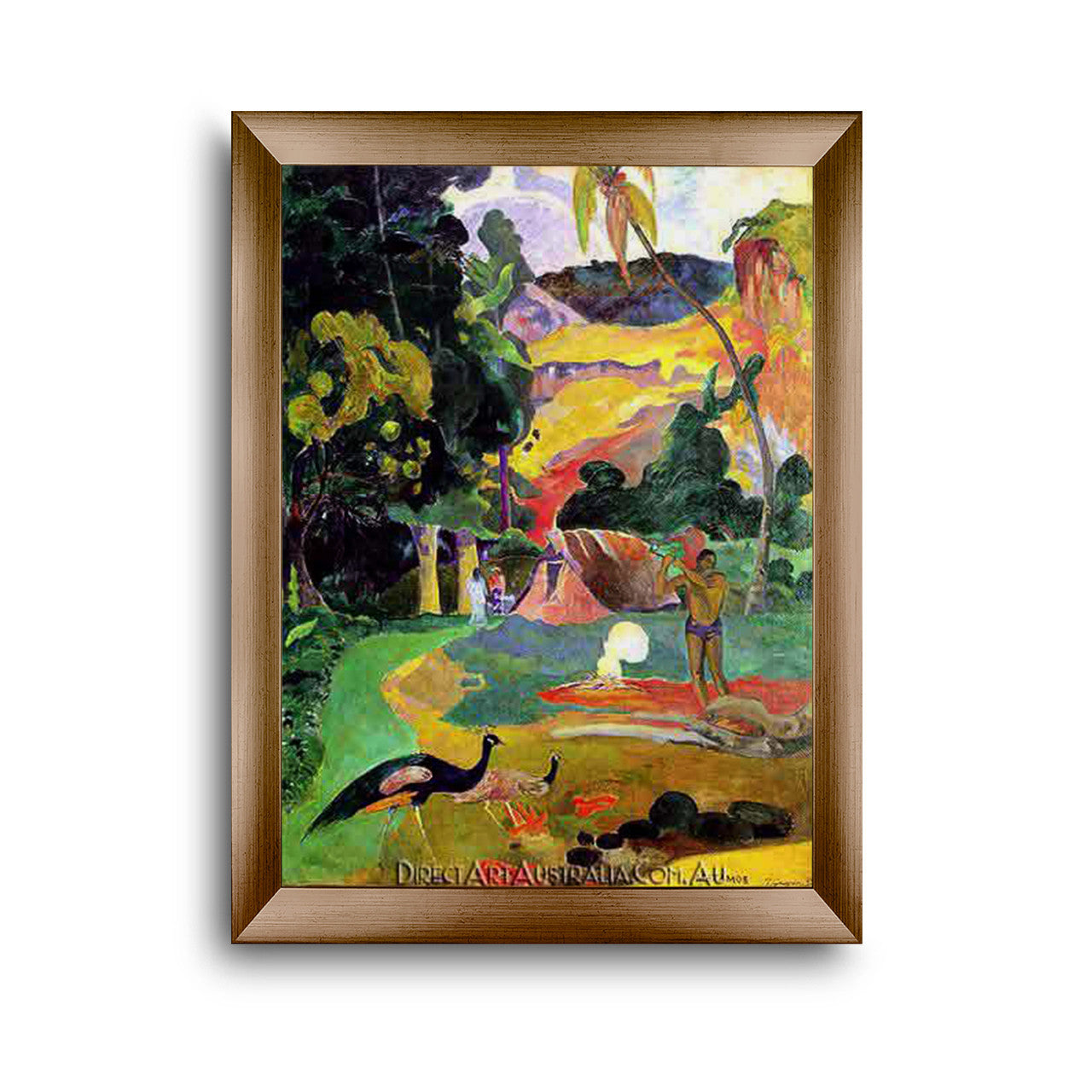 Modern Flat Gold Frame