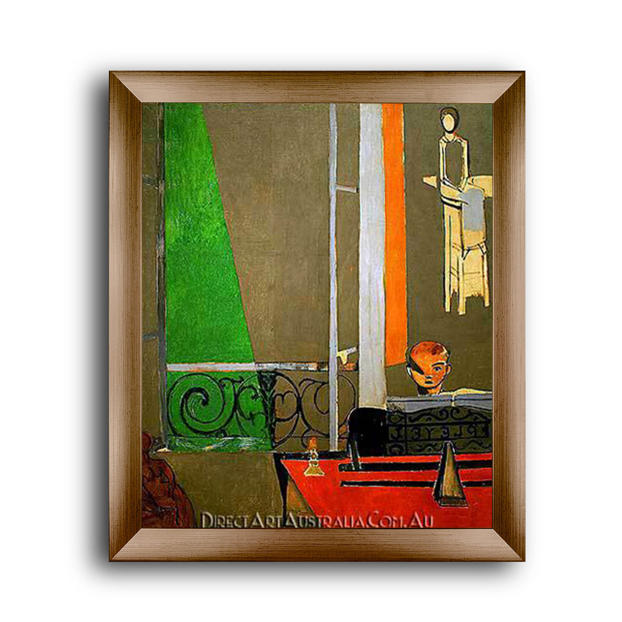 Modern Flat Gold Frame