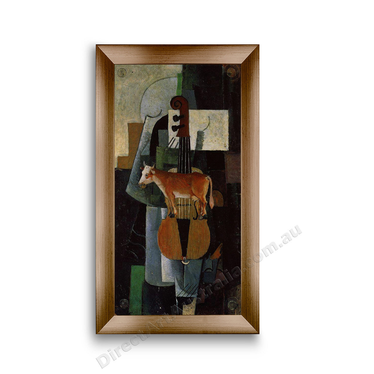 Modern Flat Gold Frame