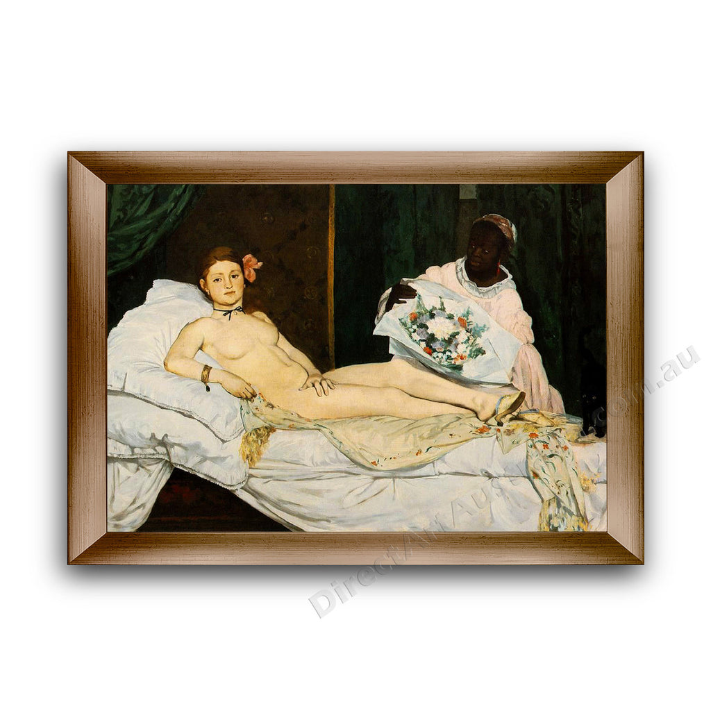 Modern Flat Gold Frame
