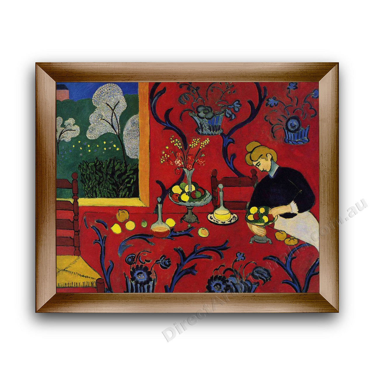 Modern Flat Gold Frame