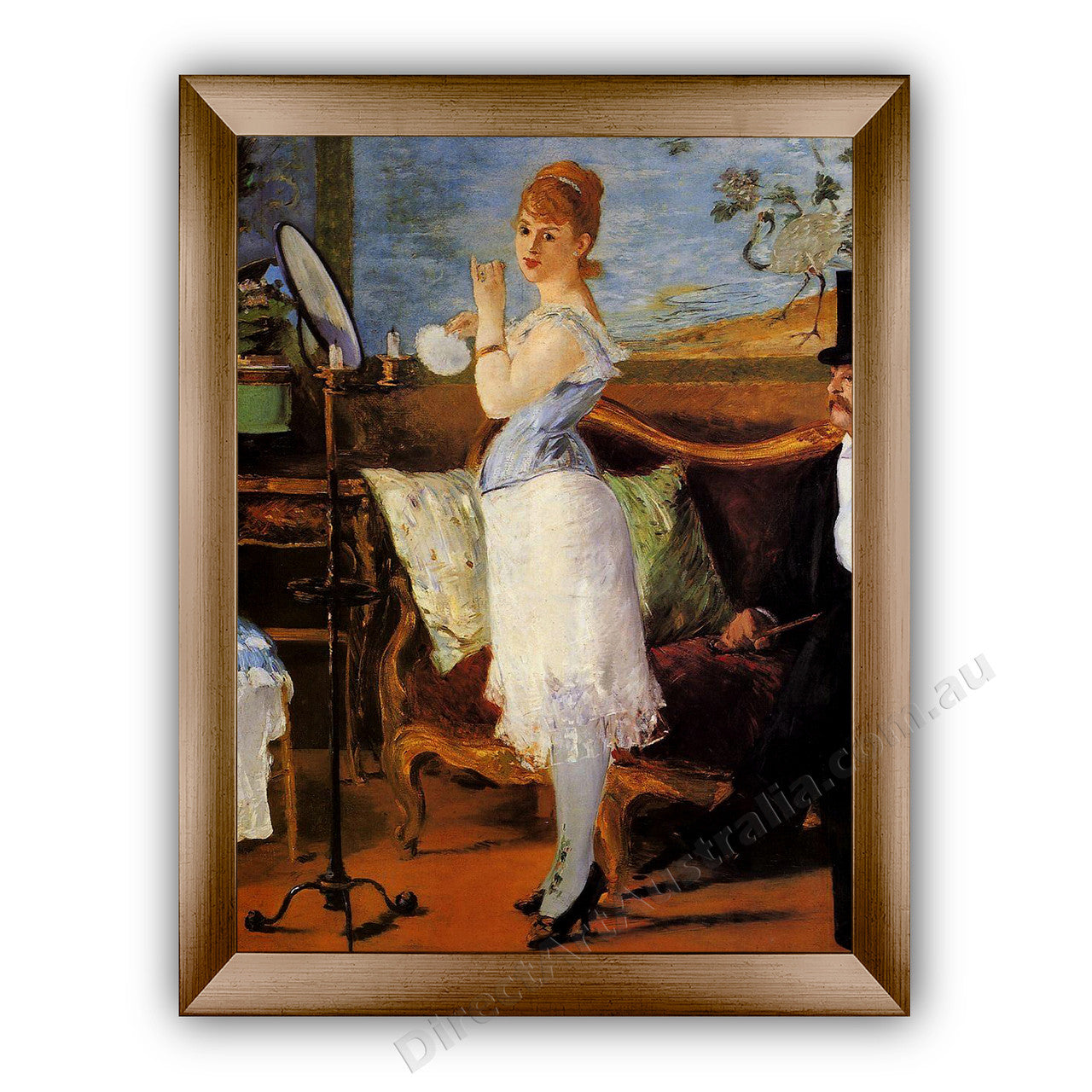 Modern Flat Gold Frame