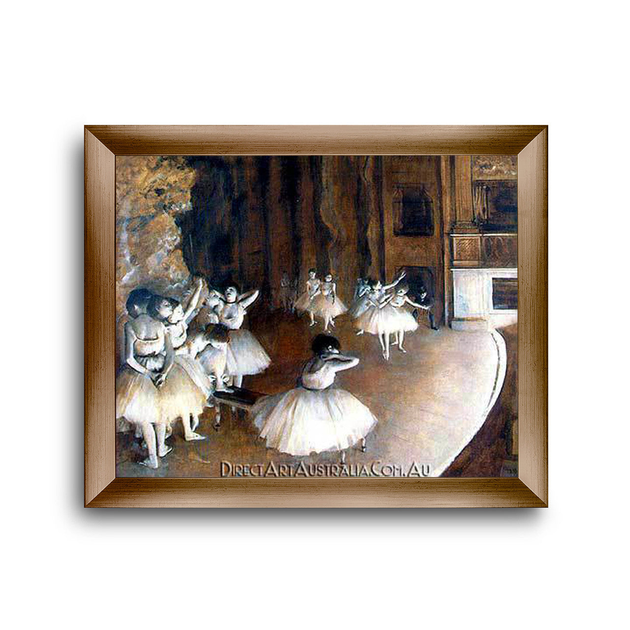 Modern Flat Gold Frame
