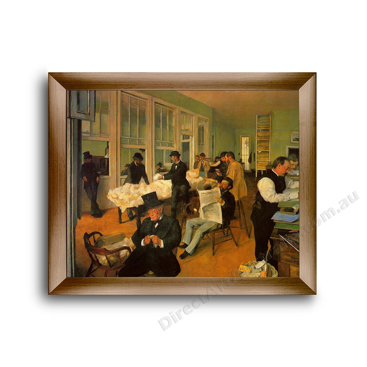Modern Flat Gold Frame