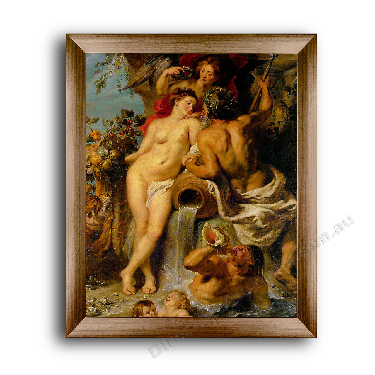 Modern Flat Gold Frame
