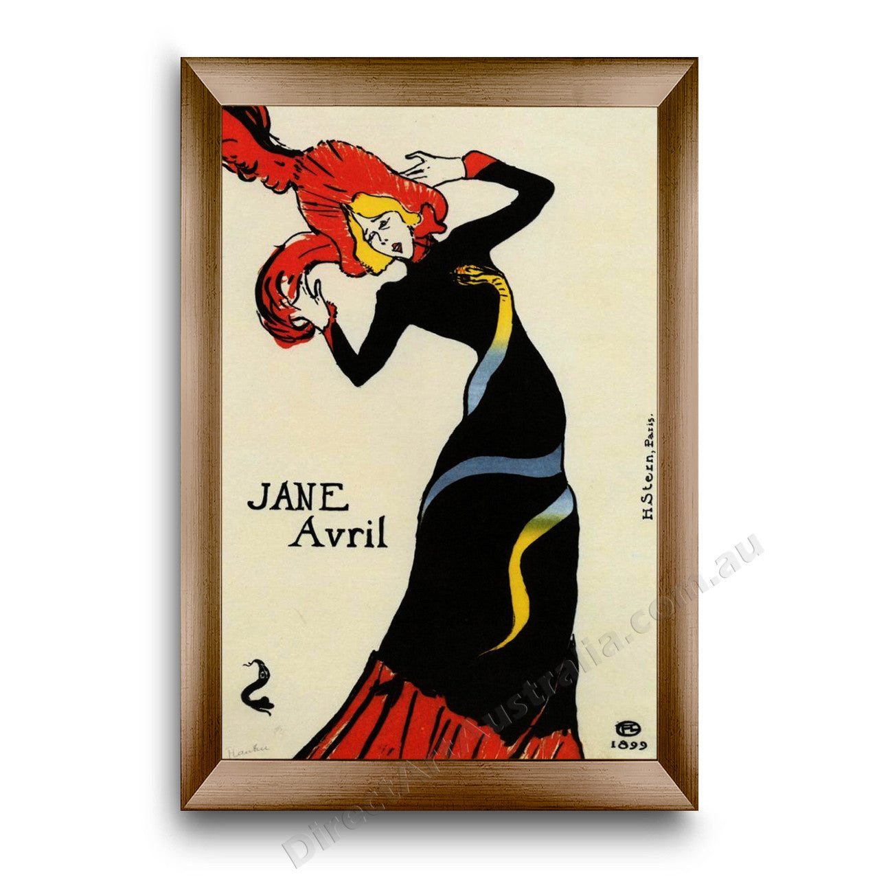 Modern Flat Gold Frame
