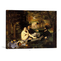 Manet, Le Dejeuner Sur L'Herbe, stretched on a gallery-wrap canvas ready to hang