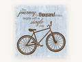Journey of a Thousand Miles, vintage canvas wall art print, front view