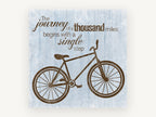 Journey of a Thousand Miles, vintage canvas wall art print, front view