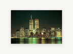 Emerald Harbour Skyline, coastal canvas wall art print, front view