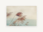 Reeds in the Breeze, floral canvas wall art print, front view