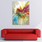 Colorful Eruption1 on the wall