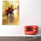 Red Tie on the wall