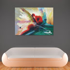 Colorful Eruption3 on the wall