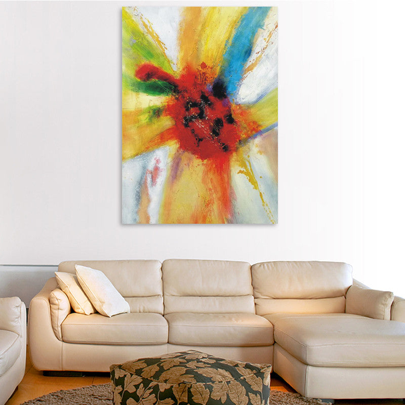 Colorful Eruption4 on the wall