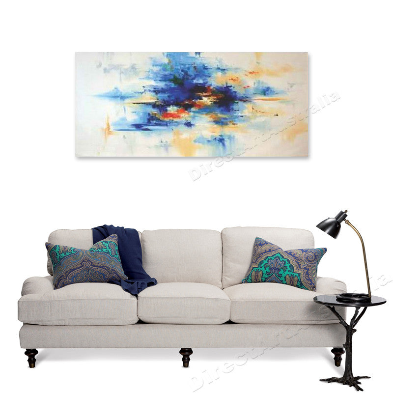 Blue Desire on the wall