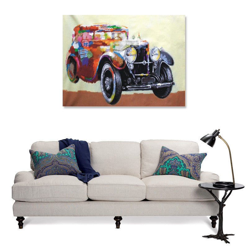 Vintage Car on the wall