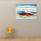 Sunrise Waves on the wall
