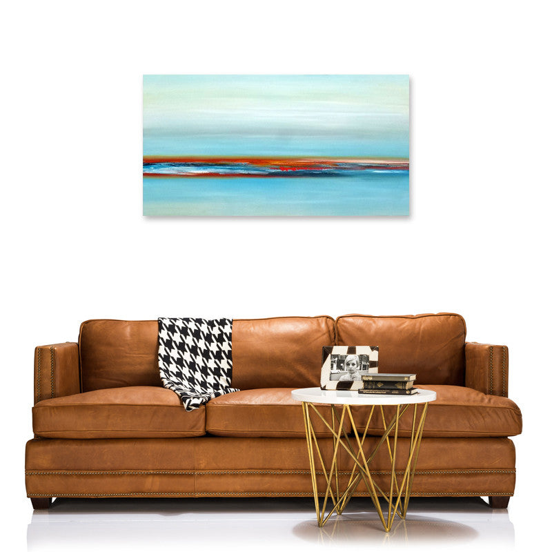 Blue Calm  on the wall