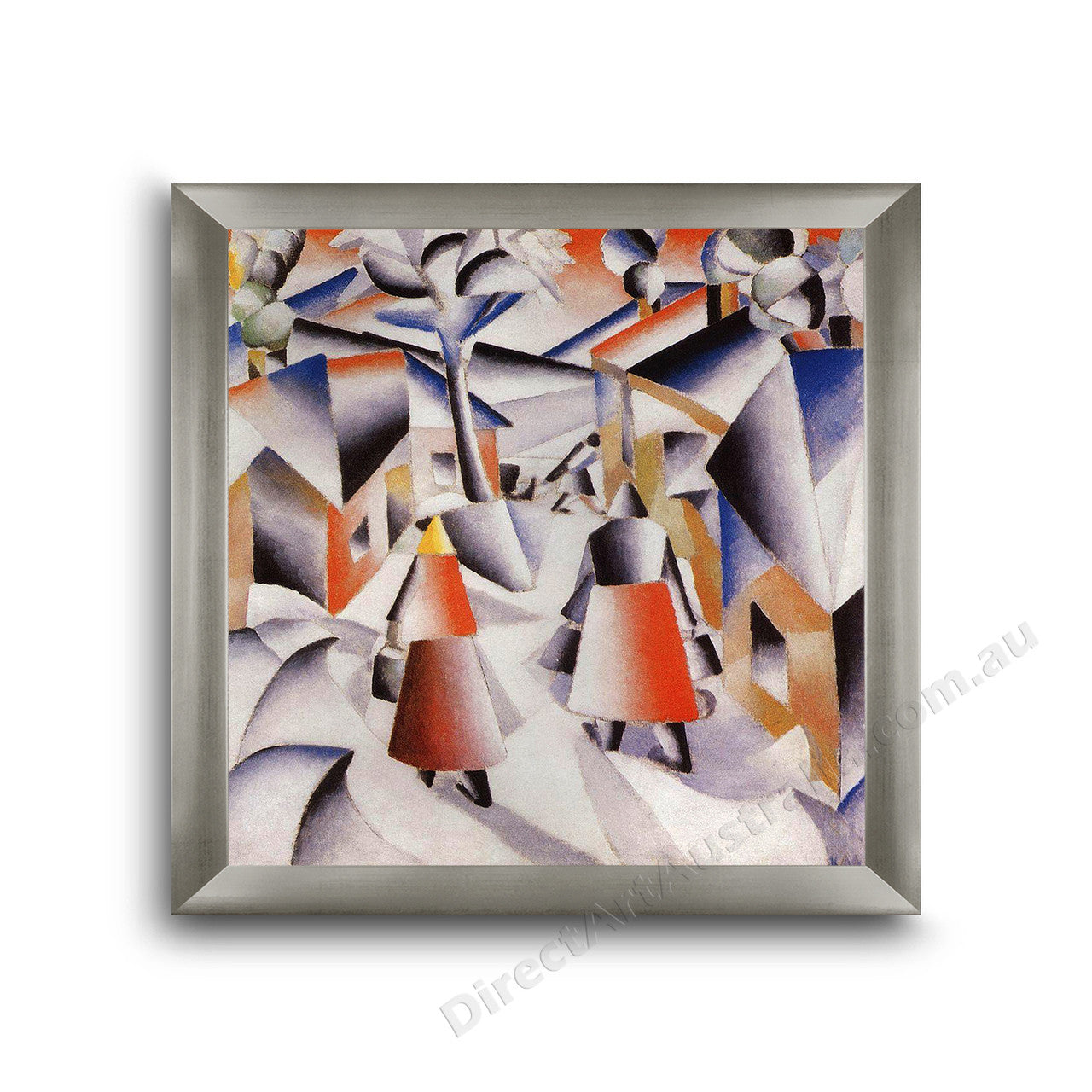 Modern Flat Silver