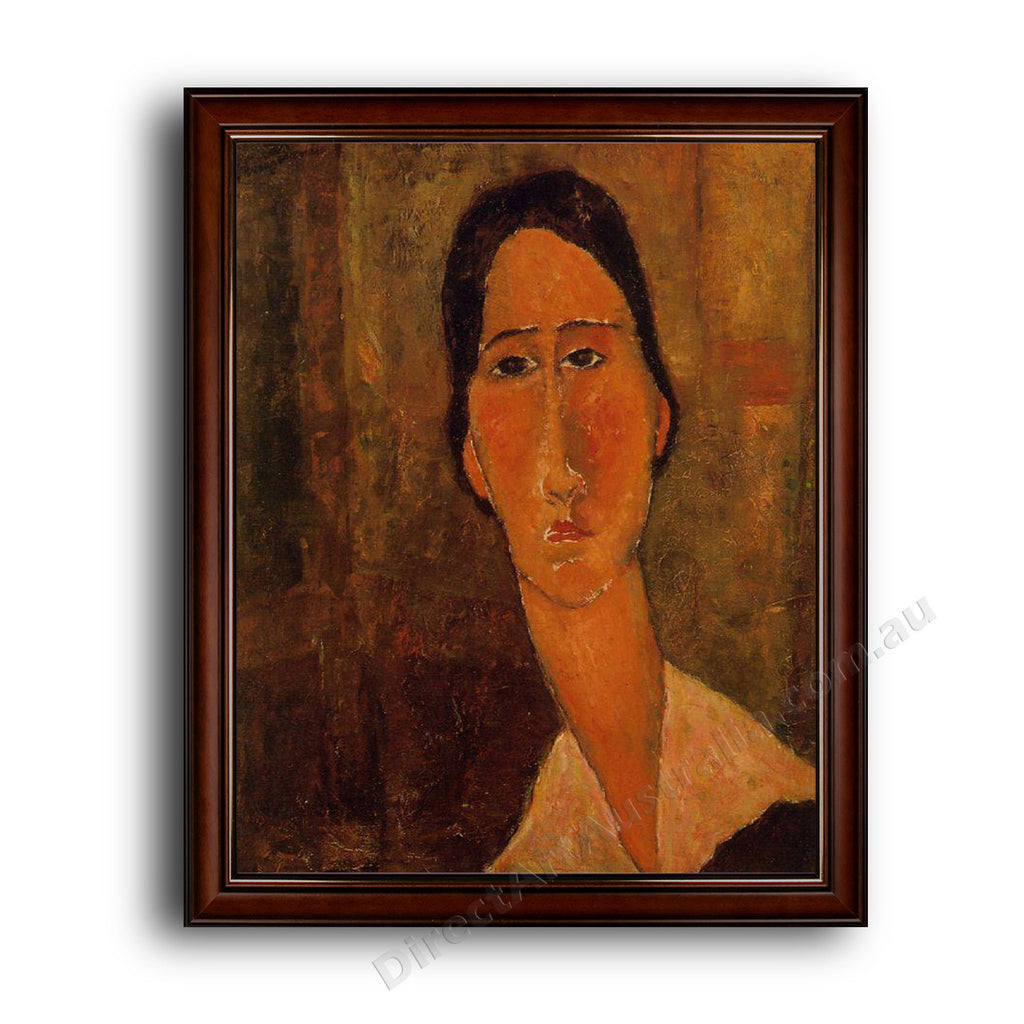 Modigliani | Jeanne Hebuterne with White Collar