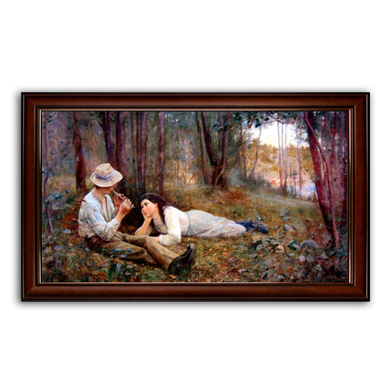 McCubbin | Bush Idyll The Flute Player