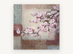 Blossom Branch Patchwork, floral canvas wall art print, front view