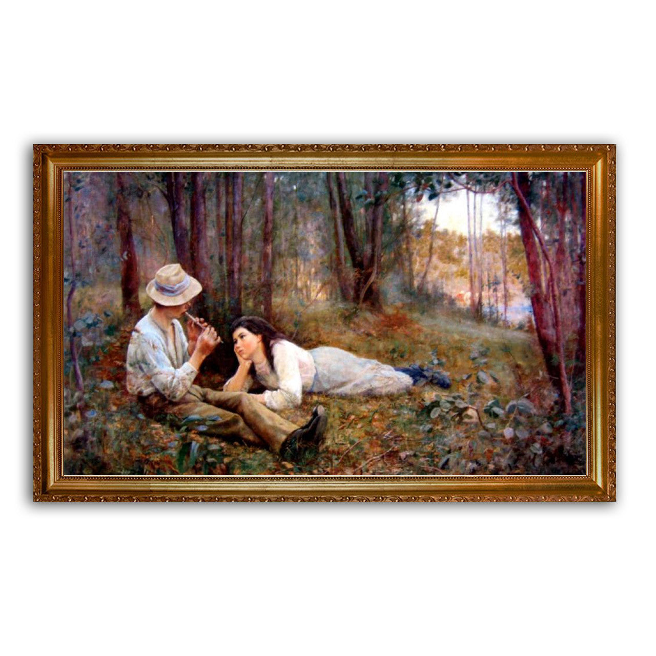 McCubbin | Bush Idyll The Flute Player