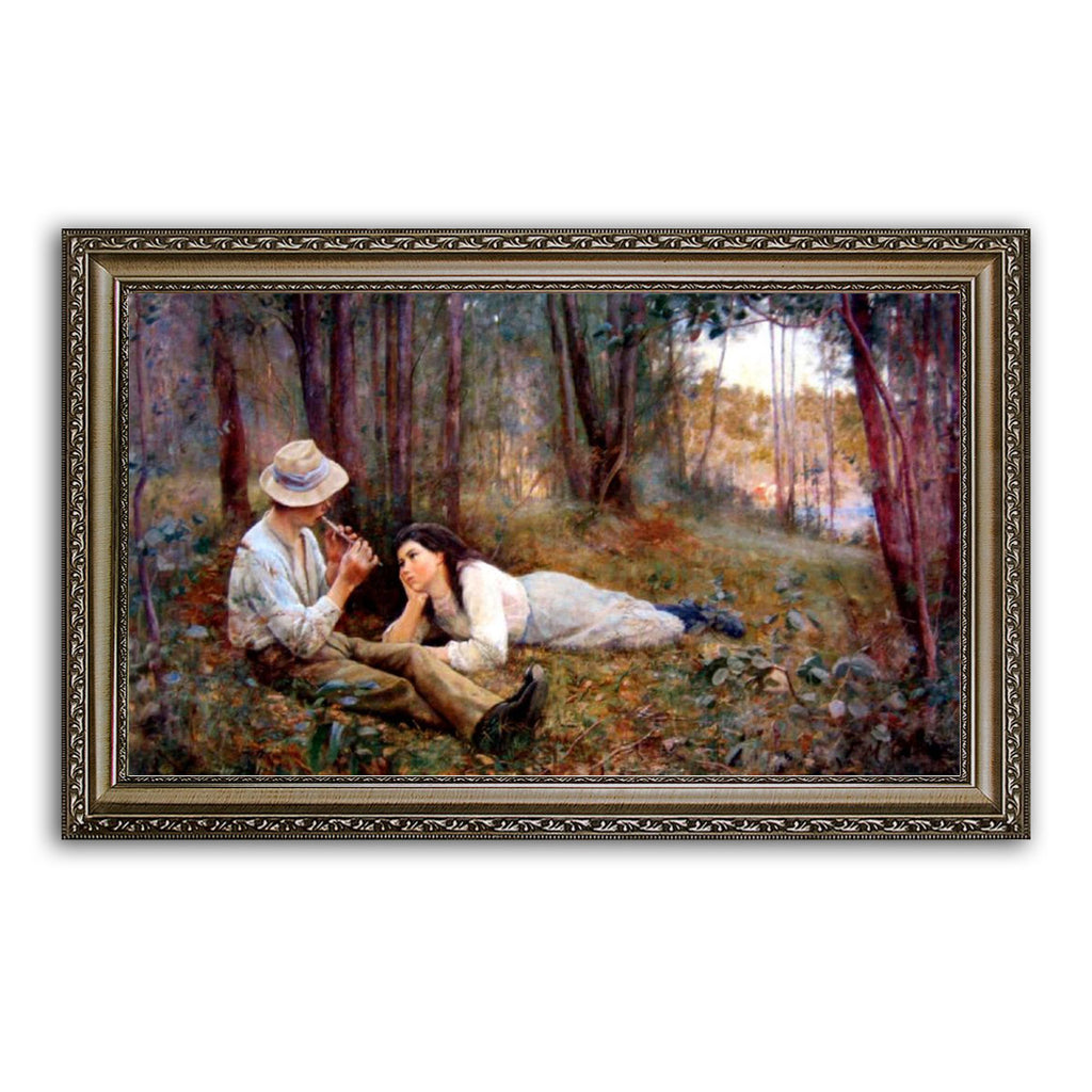 McCubbin | Bush Idyll The Flute Player