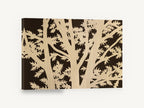 Oak Branch Silhouette, oak tree branch silhouette botanical, floral canvas wall art print ready to hang