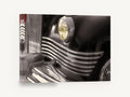 Chrome Grille Detail, vintage car chrome grille photograph, stretched canvas wall art print ready to hang