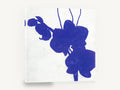Indigo Orchid Silhouette, indigo orchid silhouette floral art, floral canvas wall art print ready to hang