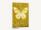 Golden Tiger Butterfly, vintage butterfly specimen illustration, animal canvas wall art print ready to hang