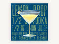 Sugar Rim Lemon Drop, kitchen canvas wall art print, front view