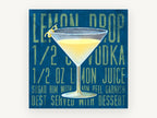 Sugar Rim Lemon Drop, kitchen canvas wall art print, front view
