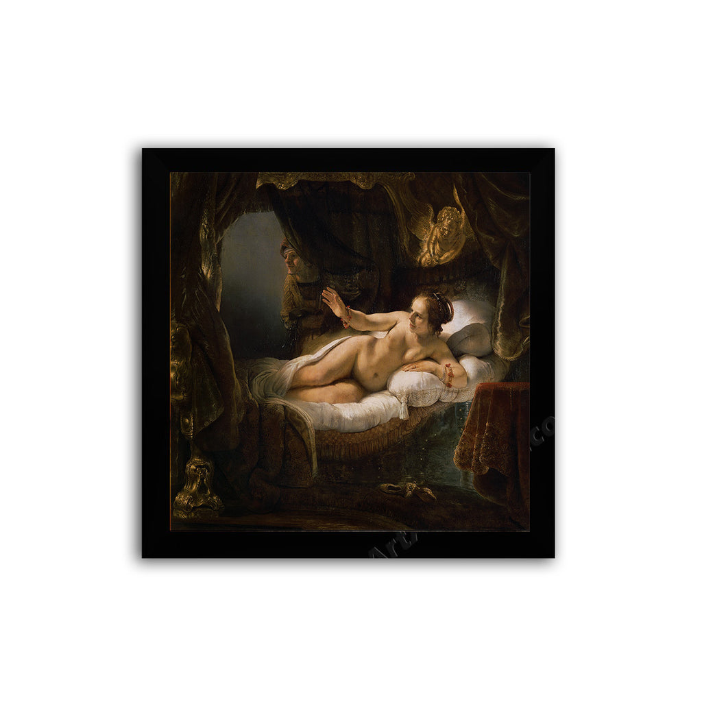 Modern flat black frame