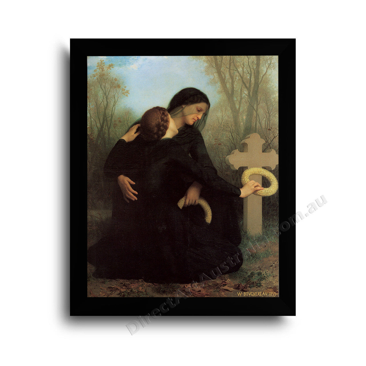 Modern Flat Black Frame