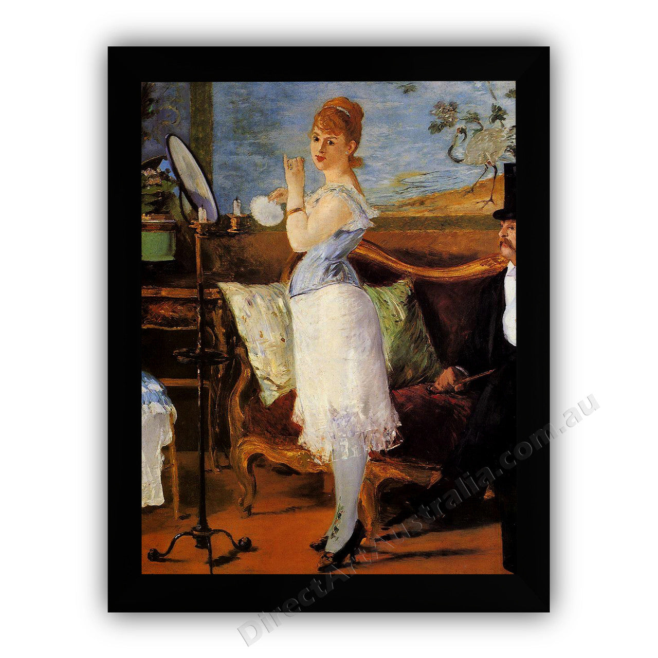 Modern Flat Black Frame