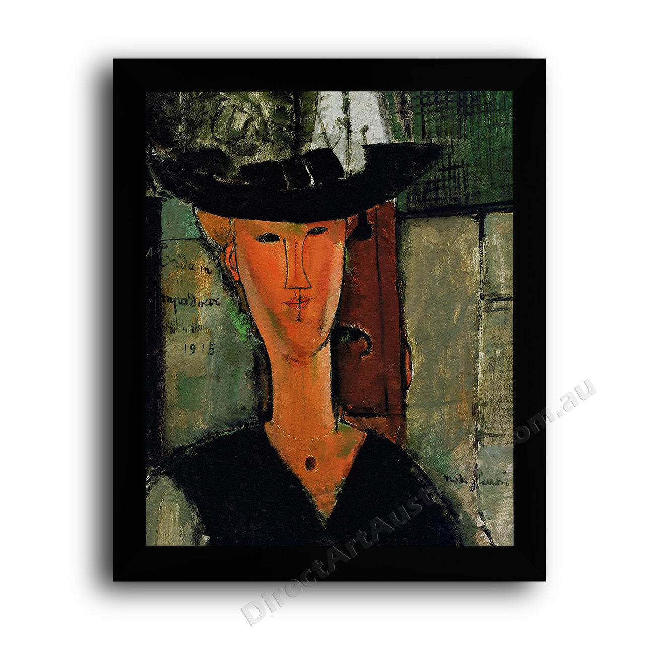 Modern Flat Black Frame