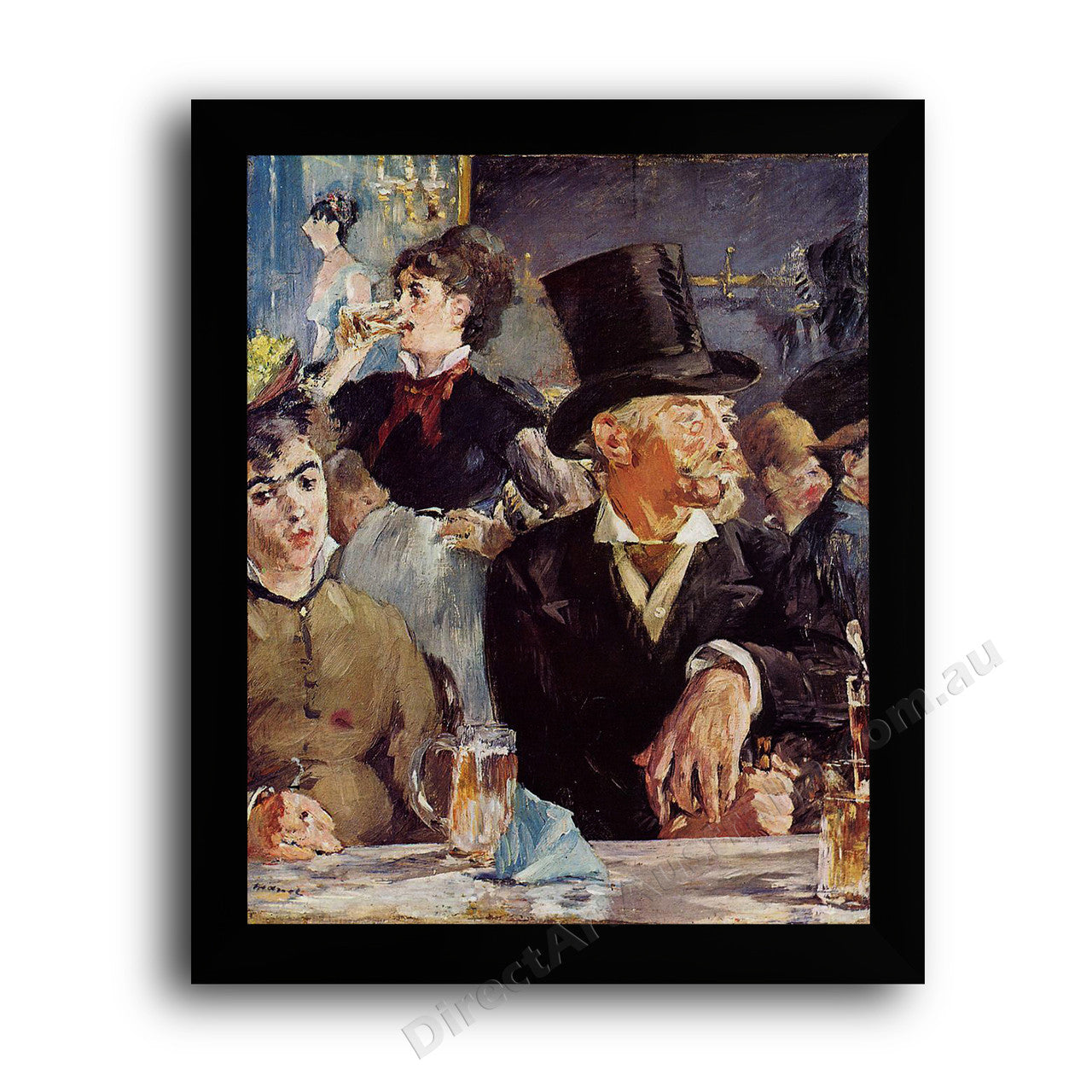Modern Flat Black Frame