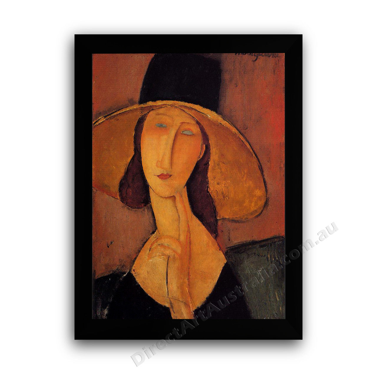 Modern Flat Black Frame