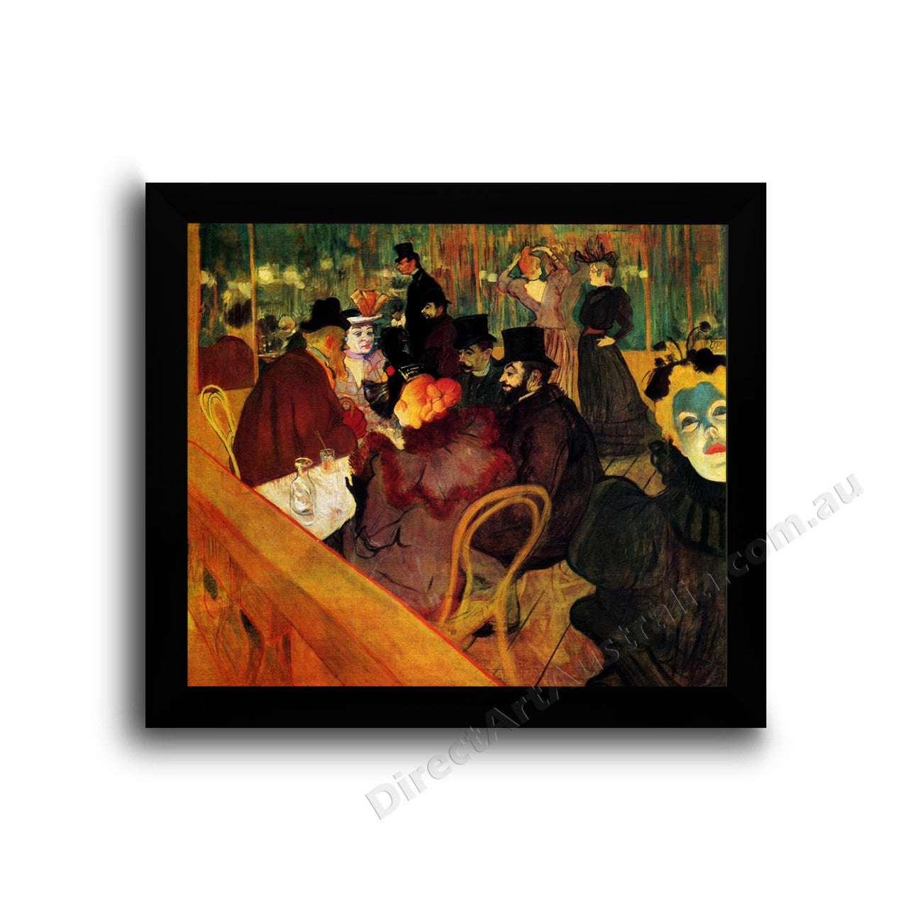 Modern Flat Black Frame