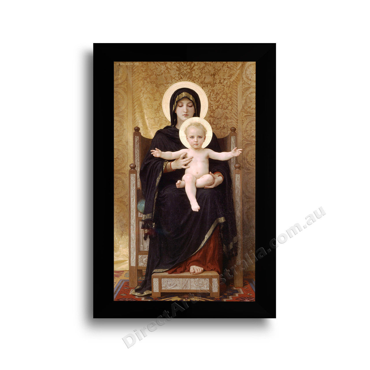 Modern Flat Black Frame